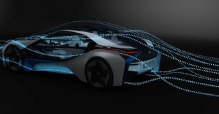 Illustration for article titled BMW's Tron-Like Turbodiesel Concept Rendered For Your Pleasure